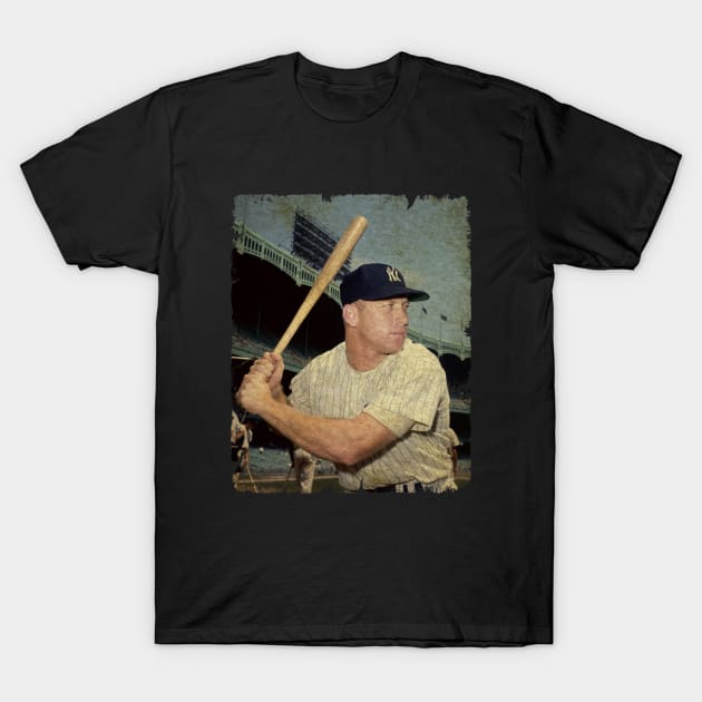 Mickey Mantle - Game 3, 1964 WS T-Shirt by SOEKAMPTI